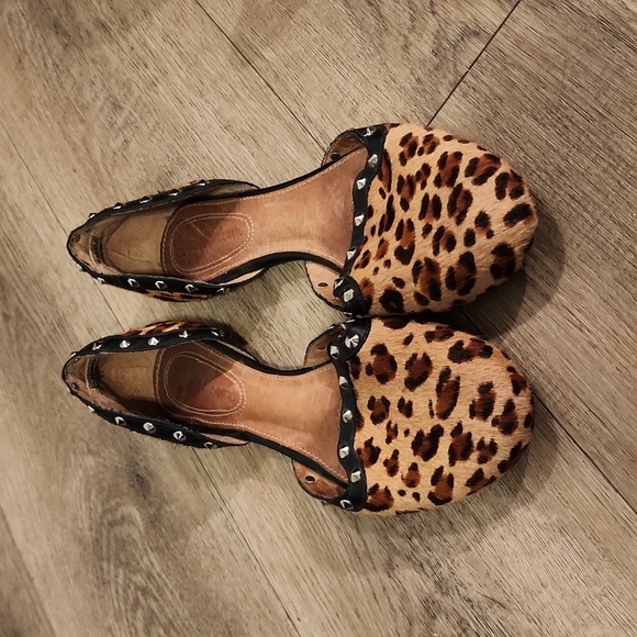 Corso Como D'Orsay Leapored studded flats size 7 - Picture 2 of 5